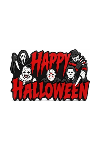 Happy Halloween Dekoratif Masa Ve Duvar Süsü Cadılar Bayramı Parti Dekoru