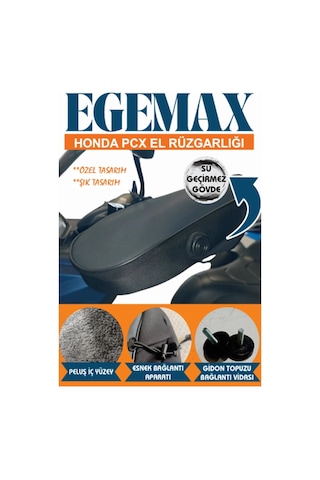 Monero Honda Pcx 125 150 Forza 250 Uyumlu Elcik Koruma Rüzgarlığı