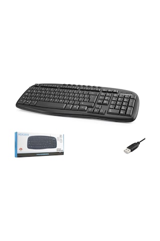 Hadron Hdx2609 Türkçe-q Multimedia 1.80mt Usb Kablolu Klavye - Siyah Hadron Hdx2609 Türkçe-q Multimedia 1.80mt Usb Kablolu Klavye - Siyah