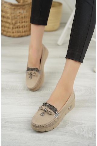 Nesil Shoes Nstar 400 Bej Kot Anatomik Günlük Kadın Ayakkabı-bej Kot Bej