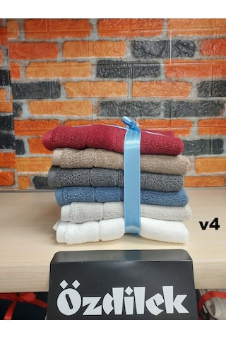 Özdilek Svv Border -6 Lı- Kalın & Yumuşak Mutfak Havlusu 33x33 - V4 Yeşil