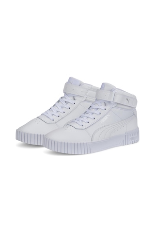 Puma Carina 2.0 Mid Beyaz Kadın High Sneaker 000000000101789351 Beyaz