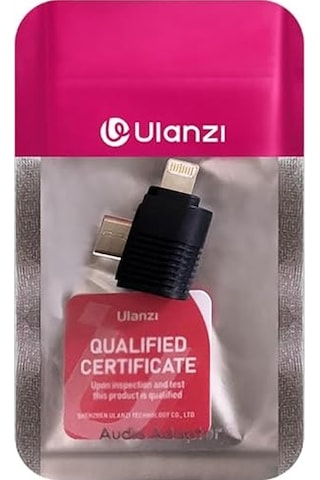 Ulanzi A100 Mikrofon İçin Apple Uyumlu iPhone 11/12/13/14 Uyumlu Lightning Ada