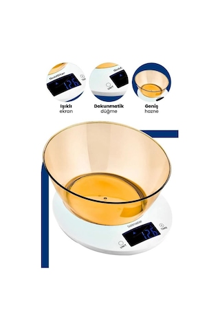 Goldmaster Gm-7151 Sensitive Elektrikli Mutfak Terazisi