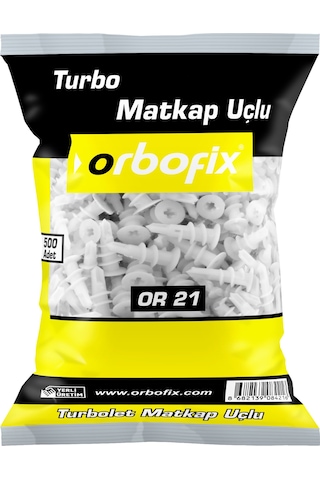 Alçıpan Dübeli Plastik Turbolet 500 Adet