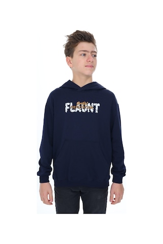 Toontoy Kids Toontoy Erkek Çocuk Flaunt Baskılı Sweatshirt Lacivert