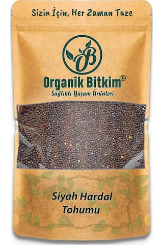 Organik Bitkim Tane Siyah Hardal Tohumu 250 G