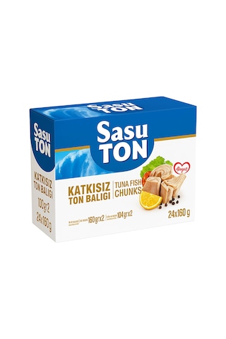Sasu Blue Klasik Ton Balığı İri Parçalı 24 x 160 G