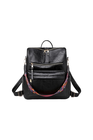 Xiyyadms Zhenli Şık Ve Konforlu Siyah Sırt Çantası - Büyük Kapasiteli Moda Kadın Çantası Çok Renkli