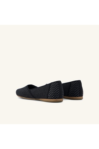 10023009 Black Engineered Knit Babet Kadın 10023009 Toms Gemma
