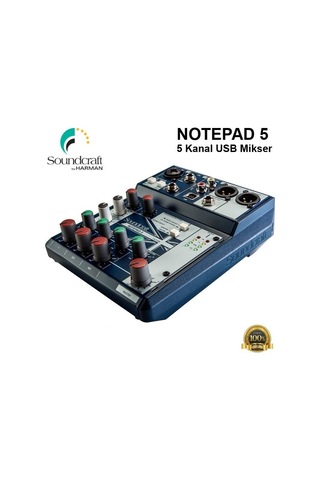 Soundcraft Notepad 5 5 Kanal Usb Mikser