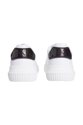 Kadın Chunky Cupsole Ru Patch Lth Wn Sneaker - Beyaz-8673 Bright White/black
