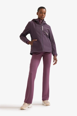 Defacto Defactofit Su Geçirmez Slim Fit Dar Kesim Kapüşonlu İçi Polarlı Fermuarlı Mont E9235ax25aubr457 Bordo