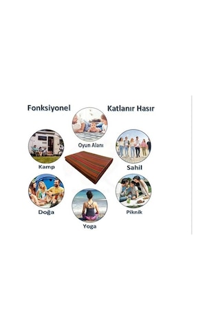 Kamp, Piknik,Plaj Hasır Kırmızı