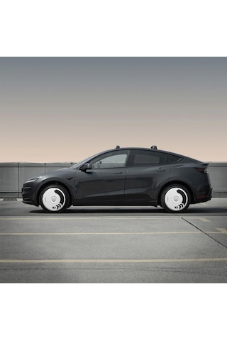 Haloblk Halodısc 2 Arrow - Tesla Model Y - 19 İnç Aerodinamik Beyaz Jant Kapağı - 4 Adet