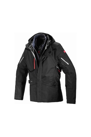 Spidi Mission-T H2out Lamine 4 Mevsim Motosiklet Montu Siyah