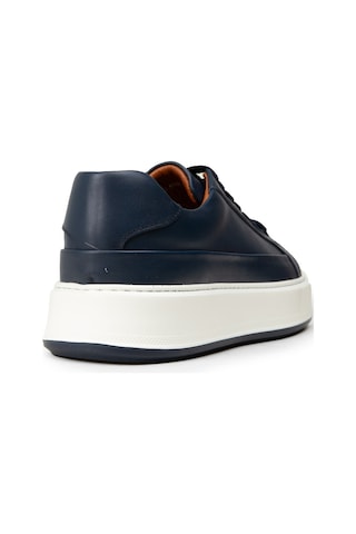 Deery Erkek Hakiki Deri Lacivert Sneaker Ayakkabı - E4482mlcvc01