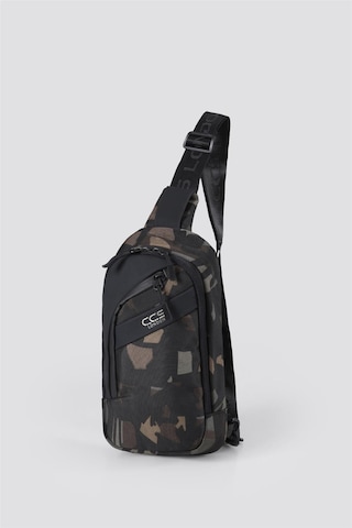Ççs 31410 Tek Askılı Çapraz Çanta Kamuflaj-siyah Çok Renkli