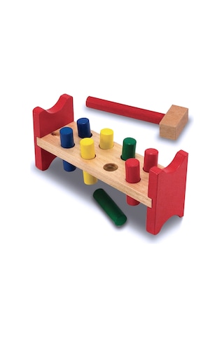 Melissa And Doug Ahşap Bambam Çivi Çakma