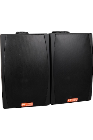 Magicvoice Mv-03 16 Cm 60 Watt Komütatörlü Hat Trafolu Siyah Sütun Hoparlör 2'li Okul Cami Konferans Salonu Hoparlörü