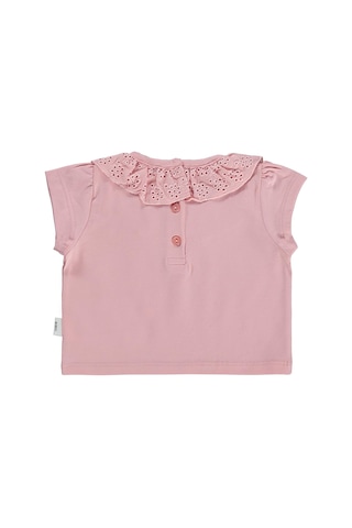 Civil Baby Yaka Brodeli 6-18 Ay Tişört - Pembe