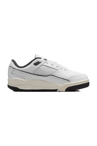 Nike Jordan Flıght Court Gs Leather Sneaker Hakiki Deri Günlük Spor Ayakkabı Beyaz Beyaz