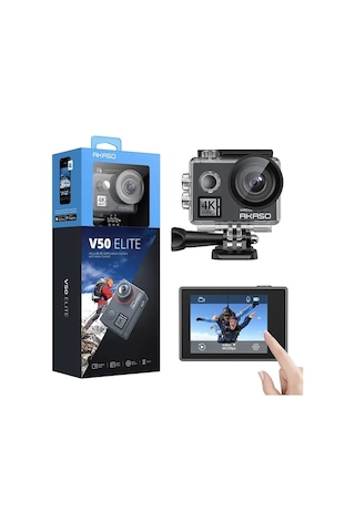 Akaso V50 Elite 4k60fps Dokunmatik Ekran Wifi Su Geçirmez Aksiyon Kamerası Standard