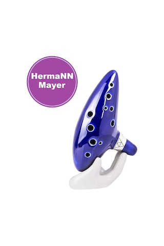 Hermann Mayer Hmo12Pr Pro Seramik Alto Ocarina - Mor Mor