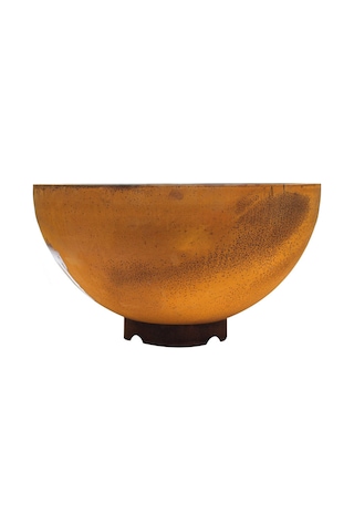Corten Yuvarlak Saksı Küçük