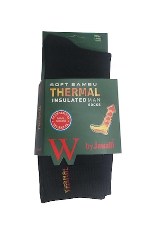 THERMAL BAMBU ERKEK SOKET ÇORAP-SİYAH Siyah