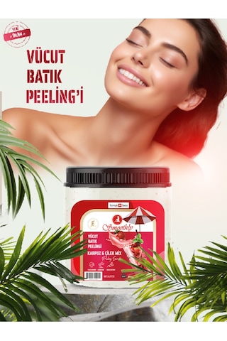 Smoothly Karpuz & Çilek Özlü Epilasyon Sonrası Vücut Peeling 800 G