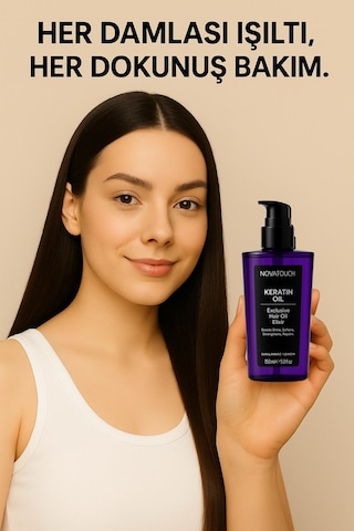 Aşırı Yıpranmış Saçlar İçin Keratin Bakım Yağı 150 Ml