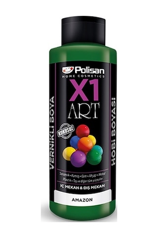 Polisan X1 Art Vernikli Hobi Boyası Amazon 120 ML