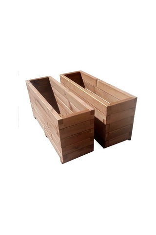 Ahsap Saksı Gardenya 125x30x45