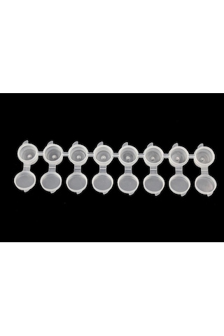 Wingard Wg01 Kapaklı Boya Saklama Kabı,8 Gözlü, 8x4,5 Ml.-54772