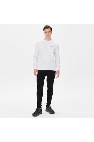Columbia Cs0354 Csc Basic Erkek Uzun Kollu T-shirt Beyaz