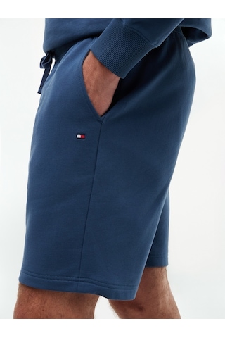 Tommy Hilfiger Essentıal Terry Sweatshort Erkek Mavi Eşofman Altı - Mw0mw37240