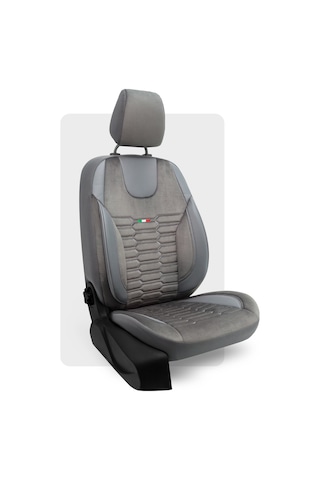 Otexo Bellucci Transit Yeni Model Kolçaklı 2014+ Airbag Uyumlu Universal Taytüyü Oto Koltuk Kılıfı Siyah - Mavi İp