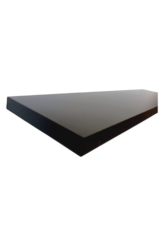 Yankı-BYEG 3lü 70 cm Mat Siyah Mdf Duvar Rafı Kitaplık