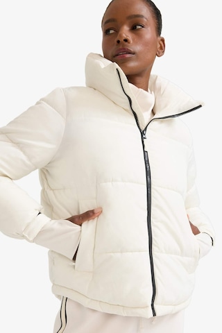 Defacto Defactofit Su Geçirmez Regular Fit Fermuarlı Mont Z1438az25wner105 Ekru
