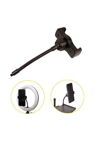 2in1 Selfie Ring Halka Işıklar İçin Telefon Tutucu Set -al4817