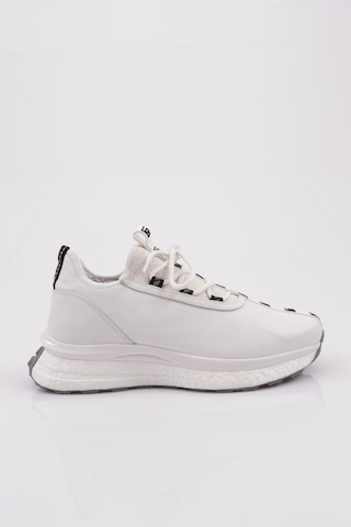 Dgn 17391 Erkek Bağcikli Casual Sneacker Ayakkabi 17391-17-R11355 Beyaz
