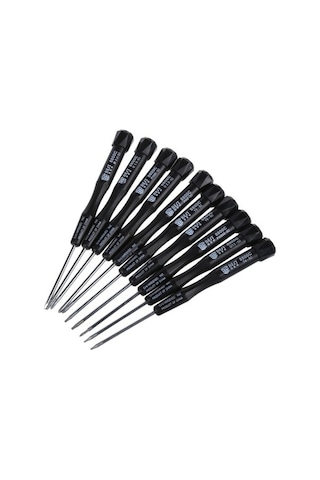 Fastbuy 10 Adet Bst-8800c Onarım Aleti, Hassas Tornavida Seti, Yedek Parça, Profesyonel Aksesuar Seti