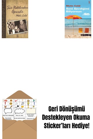 Şiir Ustalardan Öğrenilir + Seni Sevdiğimi Biliyorsun + Okuma Sticker'ları