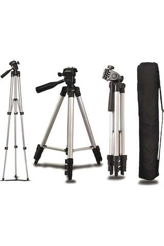 Vos Versa Wt330a Tripod Profesyonel Cep Telefonu Ve Kamera İçin Katlanır Ayaklı Su Terazili 135 Cm Taşıma Çantalı 360 / 90 -311