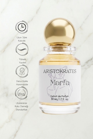 Marfa Unisex Extrait De Parfüm 50 Ml Vanilyalı, Meyveli Şeftali, Mandalina, Vanilya, Tonka