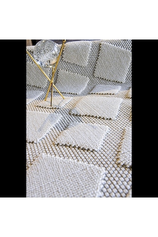 Hoom Rugs Togo 7507 Beyaz İskandinav Halı