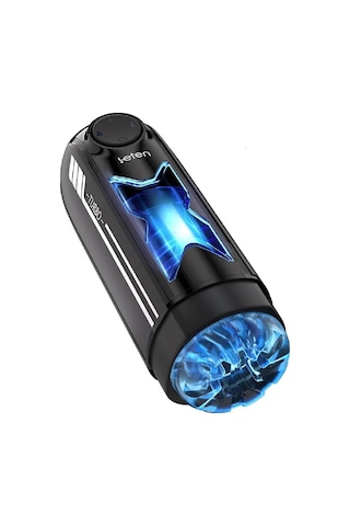 Lilitu Shop USB Şarjlı Isıtmalı İleri Geri Hareketli Titreşimli Emiş Vakum Ayarlı Sesli Masturbatör - Leten X Pro