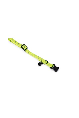 Beeztees Kedi Boyun Tasması, Zilli, Sarı, 24,5-33cm