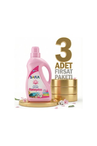 Safia Bahar Çiçekleri Çamaşır Yumuşatıcı 3x1 Lt 10'lu Set